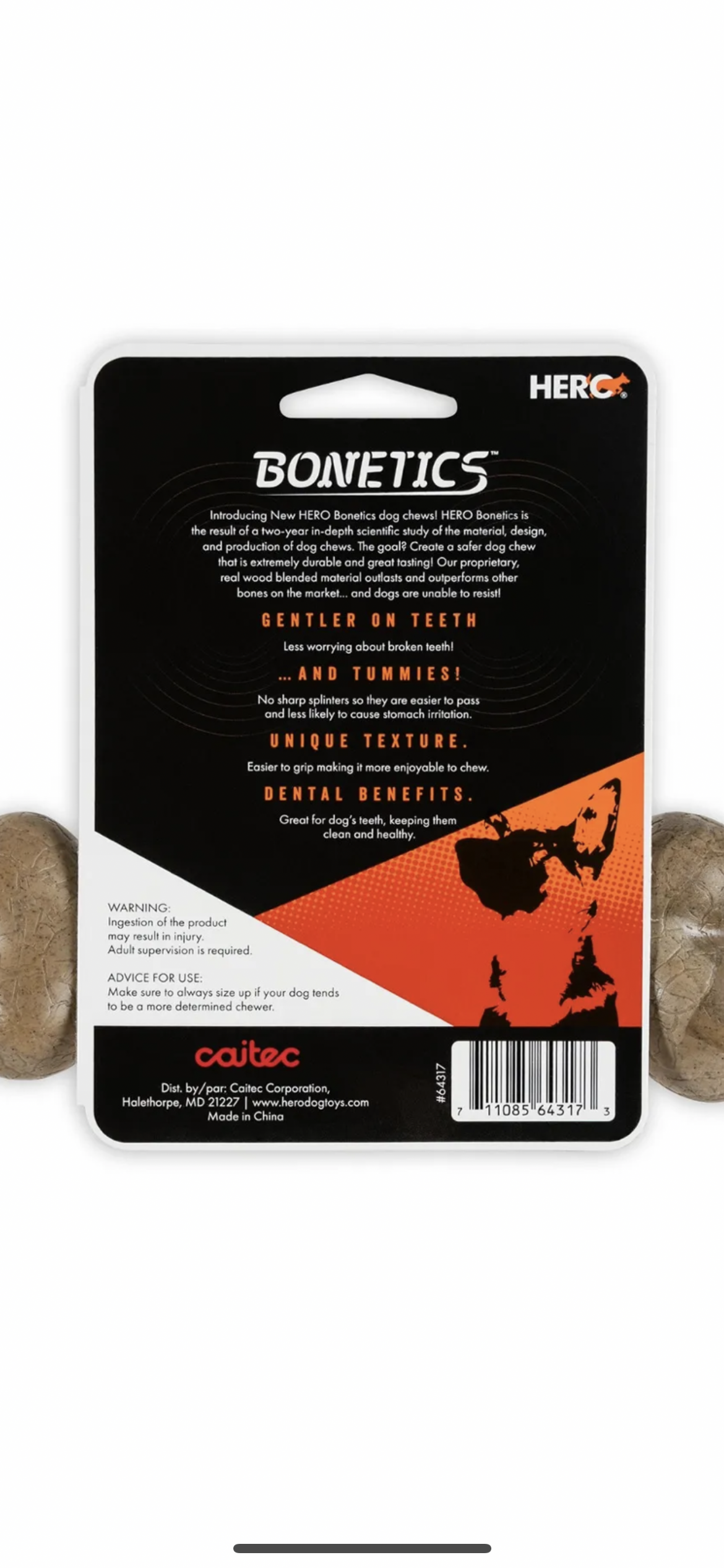 Hero Bonetics Femur Bone Dental Chews XL