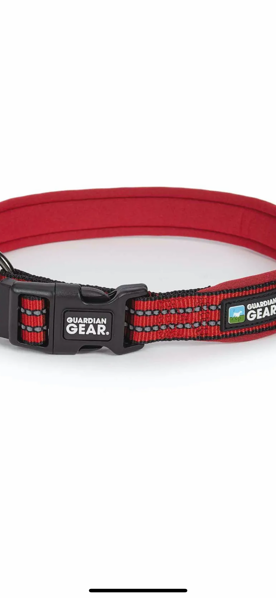 Guardian Gear Reflective Nylon O-Ring Collars 25-27" CHOOSE COLOR RED, BLUE, BLK
