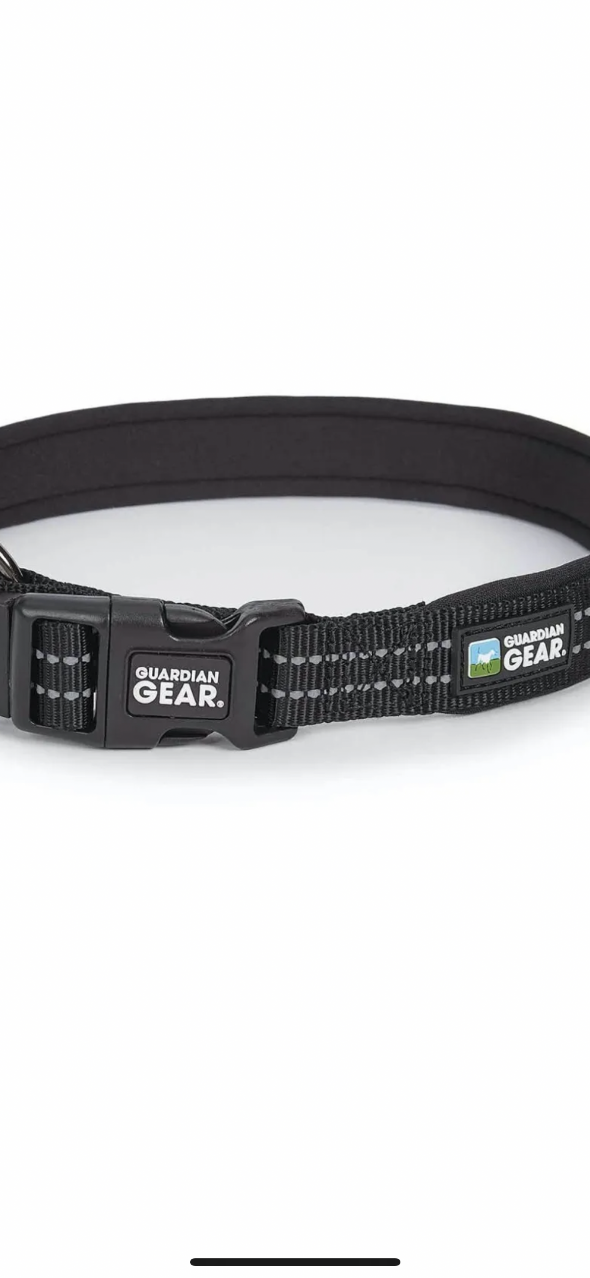 Guardian Gear Reflective Nylon O-Ring Collars 25-27" CHOOSE COLOR RED, BLUE, BLK