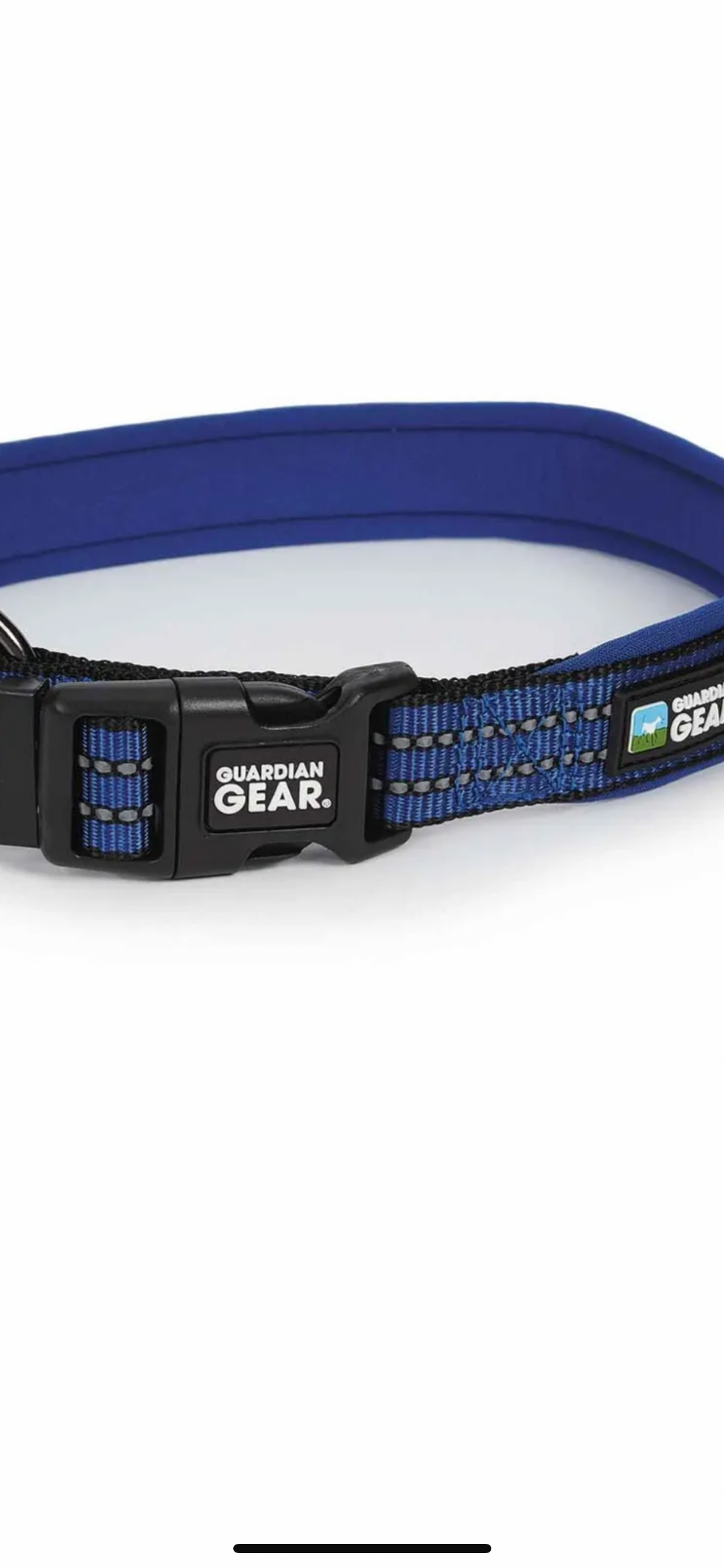 Guardian Gear Reflective Nylon O-Ring Collars 25-27" CHOOSE COLOR RED, BLUE, BLK