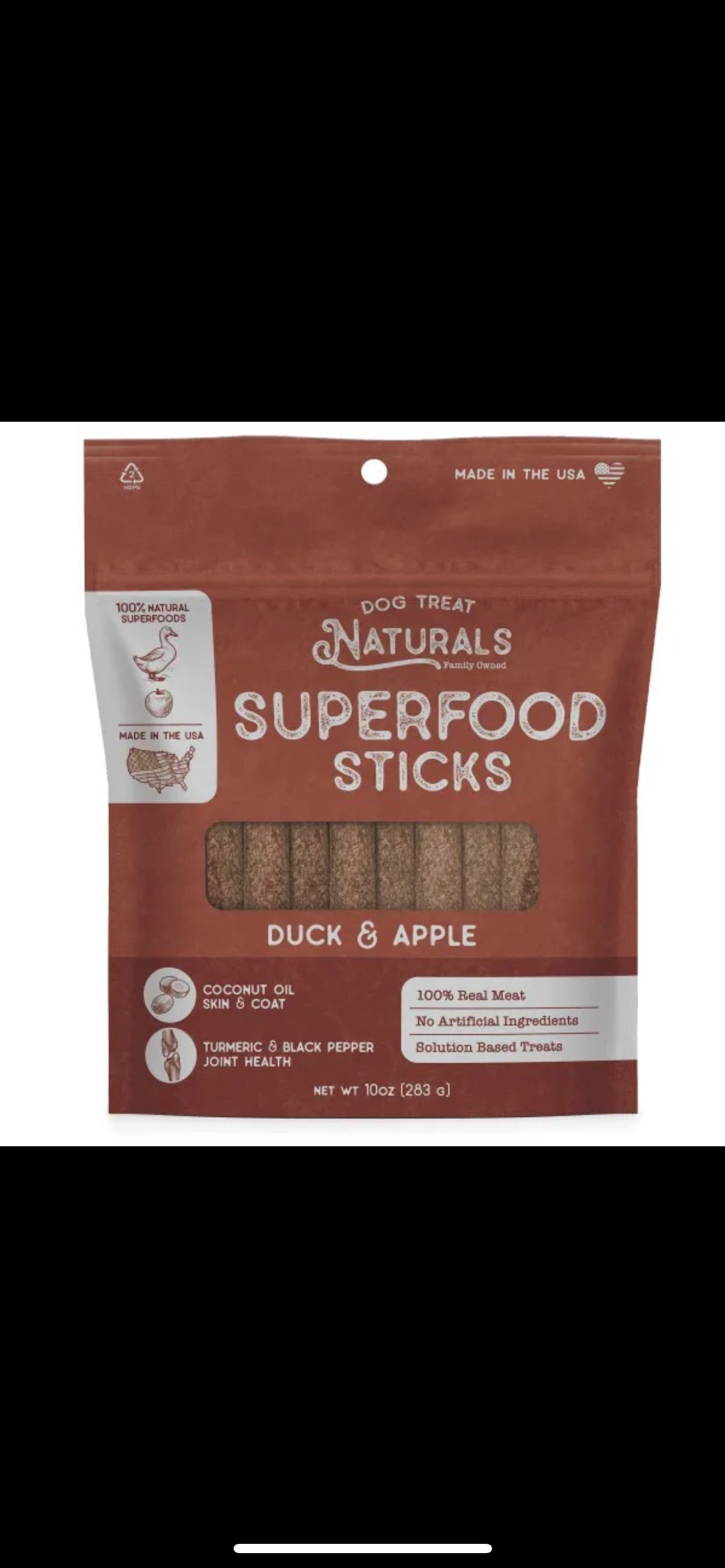 Dog Treat Naturals Superfood Sticks