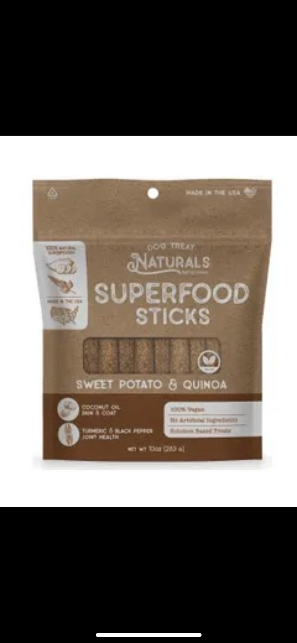 Dog Treat Naturals Superfood Sticks