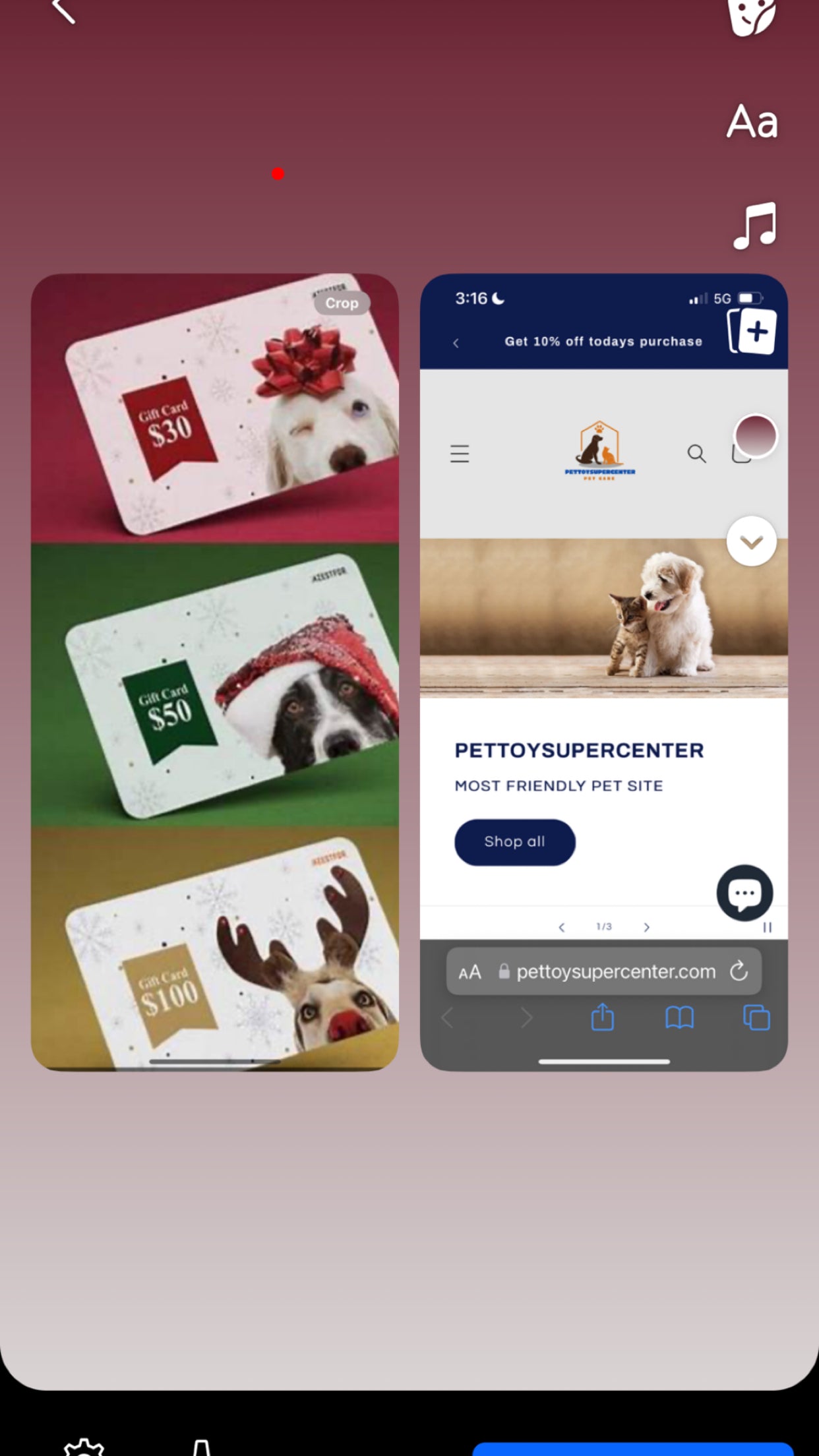 Virtual Gift Cards