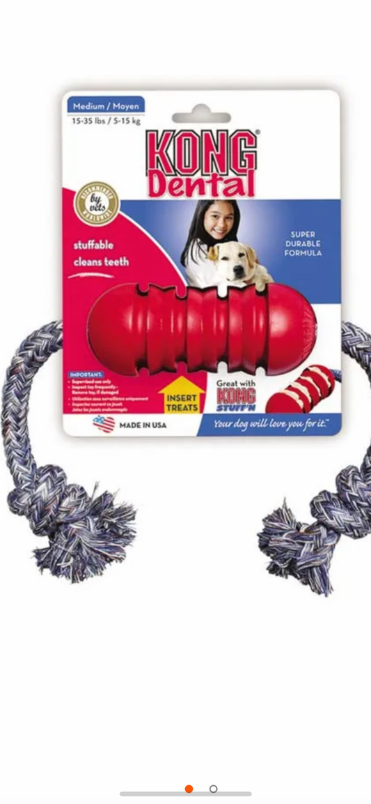 KONG Dental With Rope Medium