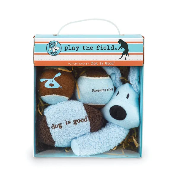 Dog Is Good Play The Field 4-Piece Toy Gift Packs