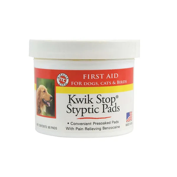 Miracle Care Kwik Stop Styptic Pads 90 Count