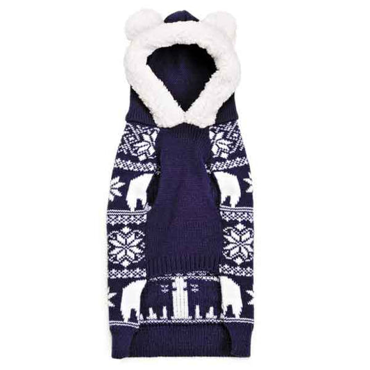 Zack & Zoey Elements Polar Bear Hood Sweaters