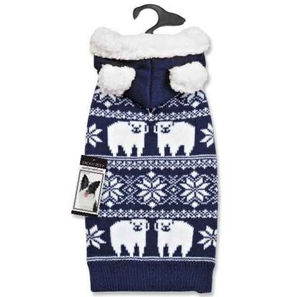 Zack & Zoey Elements Polar Bear Hood Sweaters