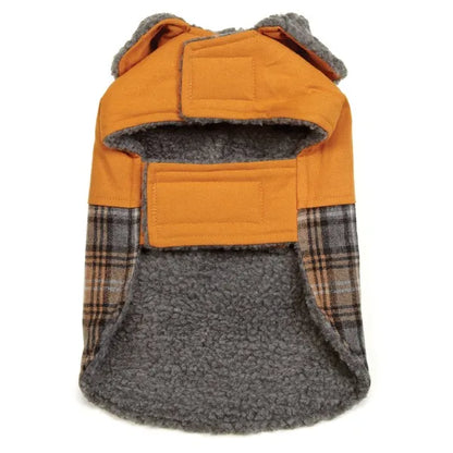 Zack & Zoey ThermaPet Plaid Duck Coats