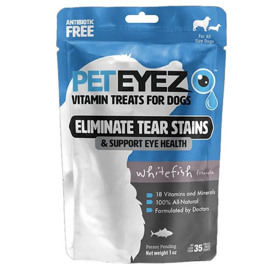 PET EYEZ™ Freeze Dried Vitamin Dog Treats Flavor Whitefish