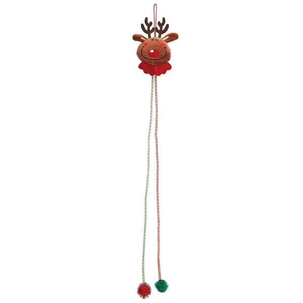 Zanies Reindeer Door Knob Cat Toy