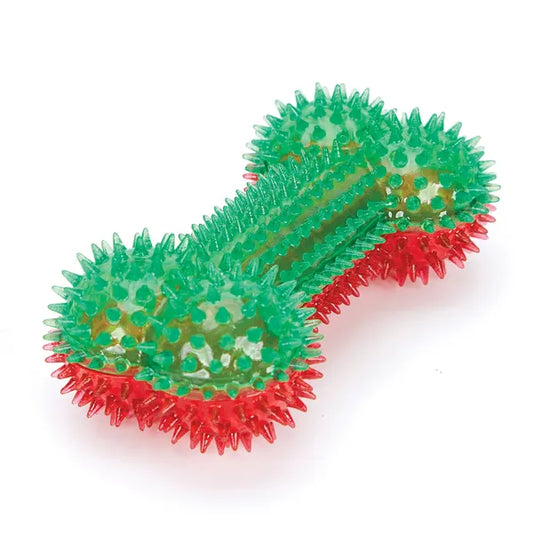 Zanies Holiday Squeaky Spike Bones