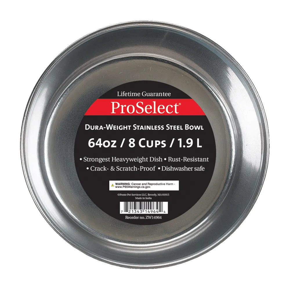 ProSelect Dura Weight Stainless Steel Dishes