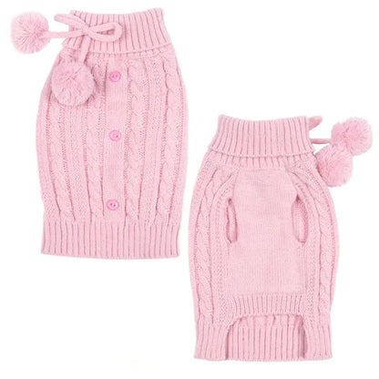 East Side Collection Pink Cable Knit Sweater