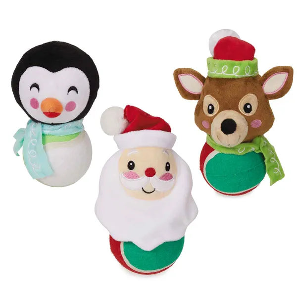 Zanies Holiday Tennis Ball Toys